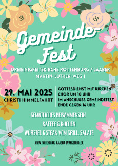 Flyer Gemeindefest 2025
