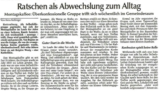 Artikel im Rottenburger Anzeiger